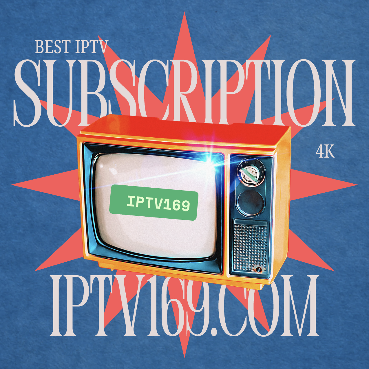 A modern television displaying a user-friendly IPTV interface with various channels and high-definition content.